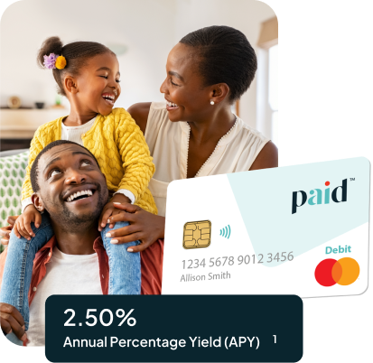 Paid Debit Card 2.50%